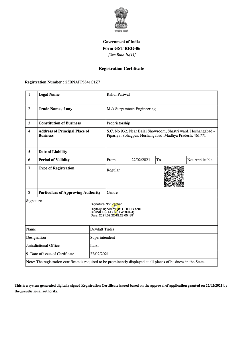 GST Registration